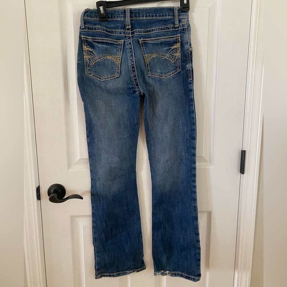 Boys Wrangler 20X denim jeans pants bootcut 14 regular